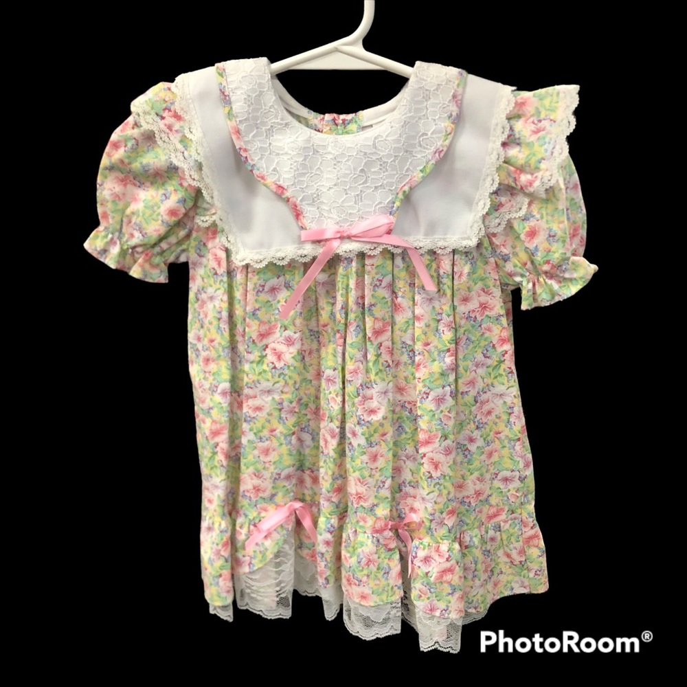 Little Princess spring floral Easter dress